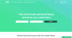 Desktop Screenshot of liftcredit.com